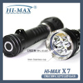 3.7v battery 1000m long range led flashlight